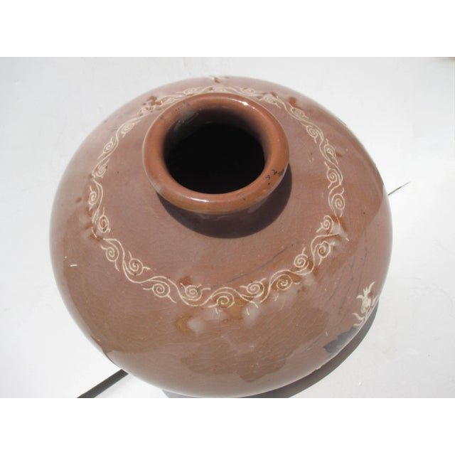 Korean Celadon Jar Circa 1900s For Sale - Image 9 of 9