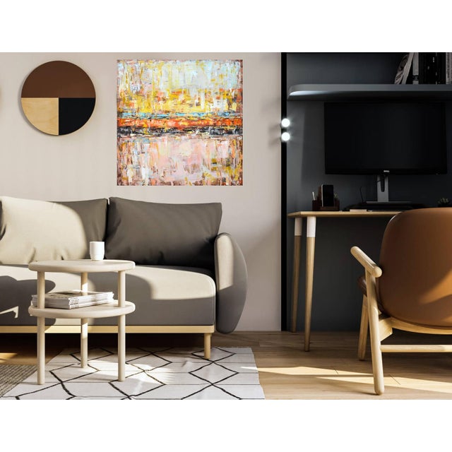 Orange Equilibrium.Modern Original Painting. Arts Bound For Sale - Image 8 of 10