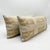 Mid-Century Modern Tashkent Suzani Bedding Pillow Cover 17'' X 48'' - Set of Two For Sale - Image 3 of 5