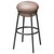 Leather and Lacquered Metal Grasso Stool in Brown by Stephen Burks For Sale - Image 14 of 14