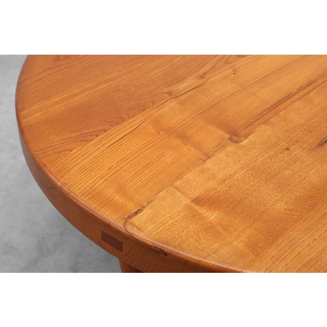 Pierre Chapo Model T02M Coffee Table in Elm from Pierre Chapo, France, 1976 For Sale - Image 4 of 11