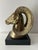 Vintage Mid Century Bronze Ram on Marble Base For Sale - Image 4 of 12