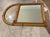 Vintage Petite Arched Rattan & Bamboo Wall Mirror For Sale - Image 4 of 12