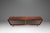 Bespoke 6ft Danish Mid-Century Modern Sofa Table / Display / Bookcase in Rosewood W/ Glass Sliding Doors, Denmark, C. 1960s For Sale - Image 4 of 18