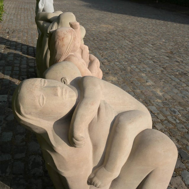 Stone Statue by Jan Keustermans, 1980s For Sale - Image 10 of 13