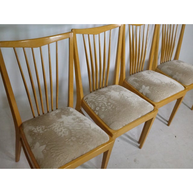 Mid-Century Wooden Dining Chairs, 1960s, Set of 4 For Sale - Image 6 of 10