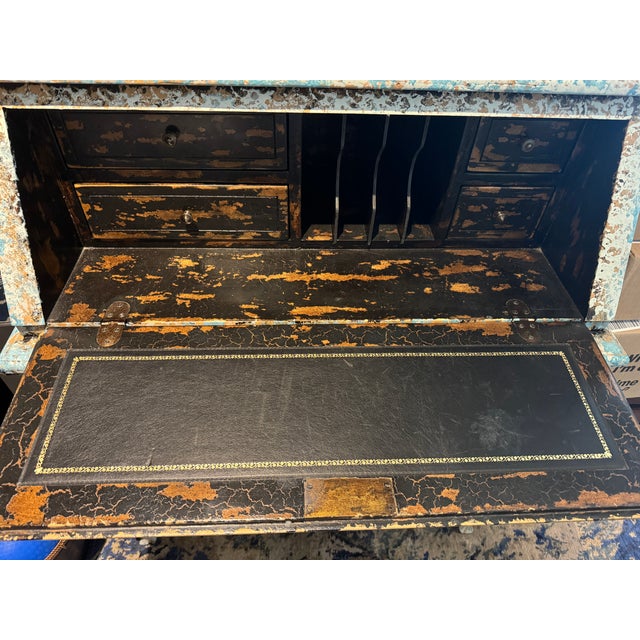 Boho Chic Bausman & Company Custom Secretary For Sale - Image 3 of 11