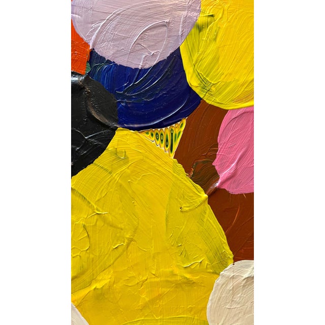 Jin Junjie, Large Chinese Contemporary Abstract Colorful Carved Oil Painting Jin Junjie, 2018 For Sale - Image 13 of 15