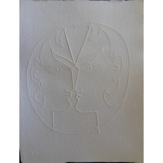 Jean Cocteau, Les amoureux, Etching For Sale