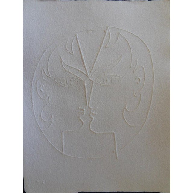 Jean Cocteau, Les amoureux, Etching For Sale