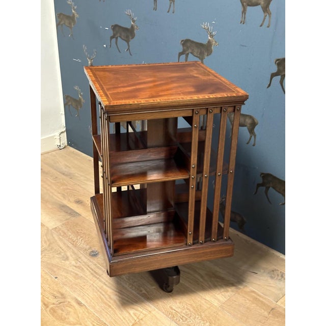 Antique Revolving Bookcase, 1890s For Sale - Image 12 of 12