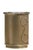 Mid 20th Century Hollywood Regency Gold Tone Metal Mesh Trashcan For Sale - Image 10 of 12
