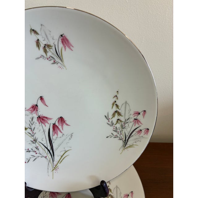 Vintage Royal Duchess Mountain Bell Pink Floral Dinner Plates, Set of 2 For Sale In Oklahoma City - Image 6 of 12