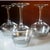 Dorothy Thorpe Mid-Century Modern Dorothy Thorpe Style Platinum Band Wine Glass Barware - Set of 3 For Sale - Image 4 of 6