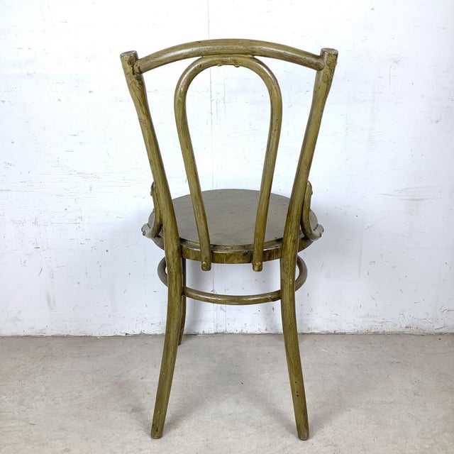 Late 20th Century Vintage Bentwood Café Chair, 20th Century For Sale - Image 5 of 12