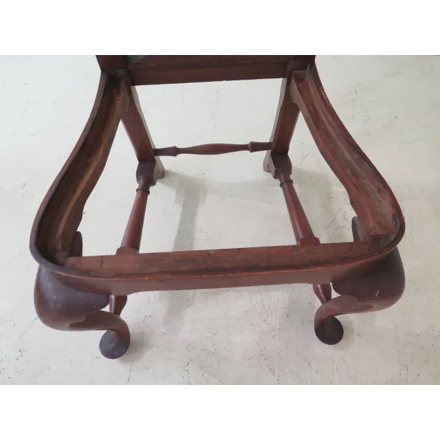 Wood Wallace Nutting Block Signed Walnut Chairs - A Pair For Sale - Image 7 of 13