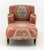 George Smith Kilim Upholstered Club Armchair Chaise Longue. 34" H x 70" L x 32" W; seat 15" H. Provenance: From a Forest...