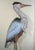 Wood Monumental Folk Art Hand Carved & Painted Wood Blue Heron Garden Sculpture For Sale - Image 7 of 12