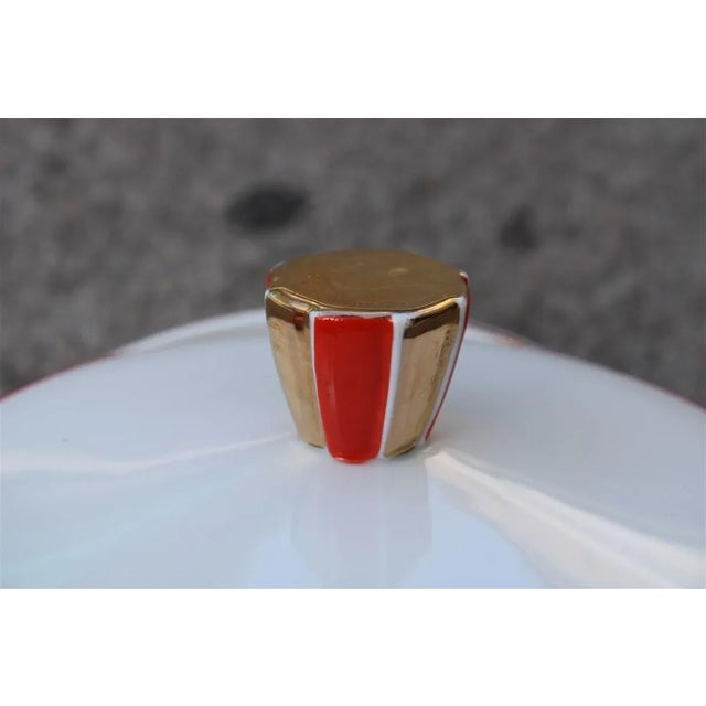 Ceramic Art Deco Soup Bowl by Guido Andloviz for Laveno Verbano, 1940s For Sale - Image 7 of 11