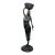 Tribal Female Solid Bronze Finish Figurine For Sale