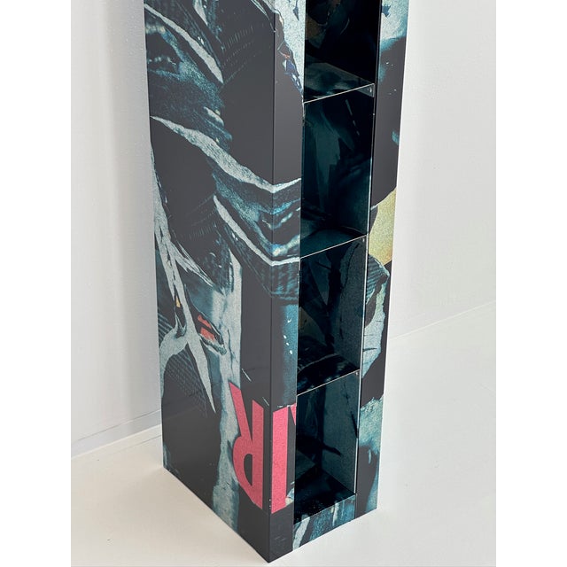 Bookcase by Mimmo Rotella and Zero Disegno Marco Ferreri, 2000s For Sale - Image 6 of 8