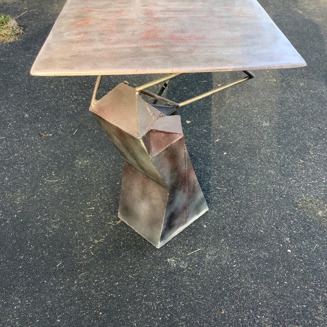 1970s Contemporary Mixed Media Table For Sale - Image 4 of 8