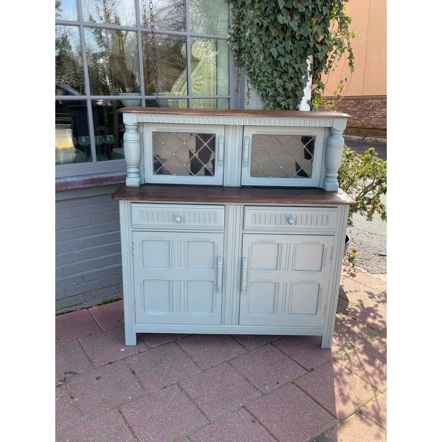 Original Ercol Old Colonial Buffet Sideboard 1960s Blue Label For Sale - Image 9 of 15