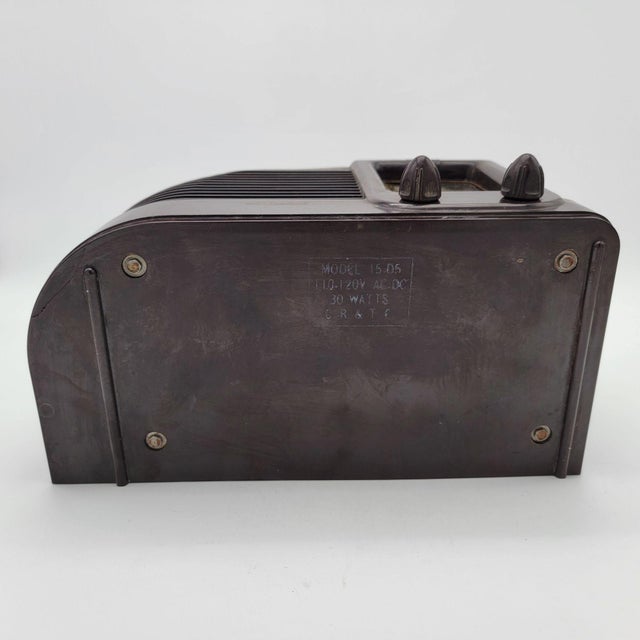 1939 Admiral Bakelite 371-5rl Art Deco Bakelite Radio For Sale In Las Vegas - Image 6 of 7