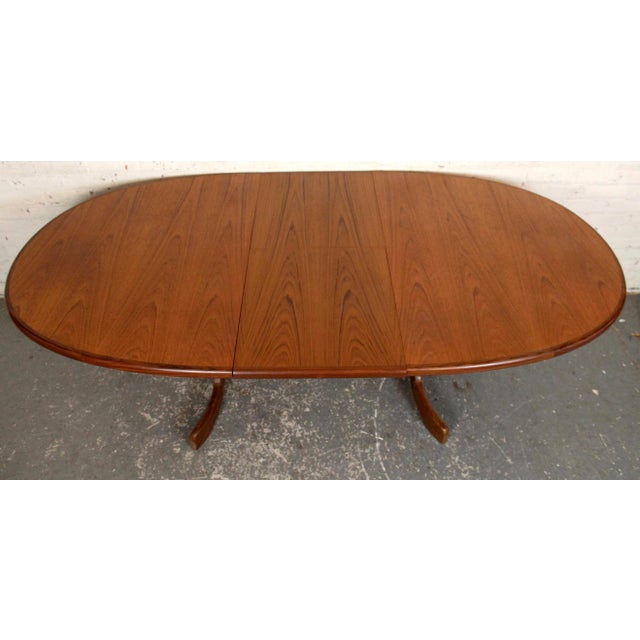 G-Plan Furniture Mid 20th Century G-Plan "Whale Tail" Butterfly Leaf Dining Table For Sale - Image 4 of 14