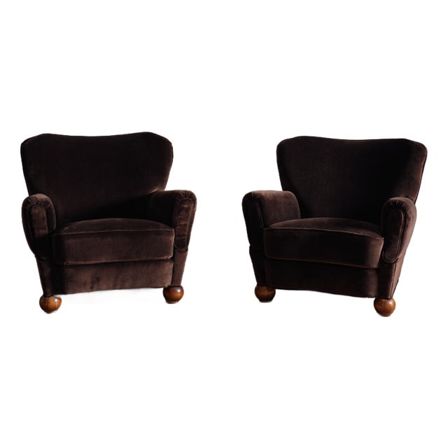1930s Pair of Lounge Chairs in Manner of Marta Blomstedt For Sale