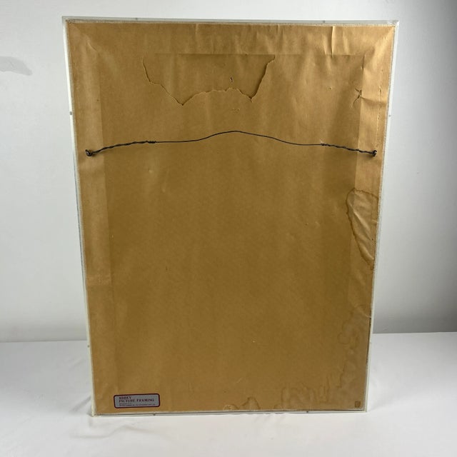 Mid 20th Century Mid 20th Century Miniature Japanese Silk Kimono in Shadowbox For Sale - Image 5 of 6