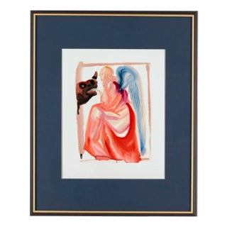 Salvador Dali, The Sphere of Mercury, 1960, Woodcut Print, Framed For Sale