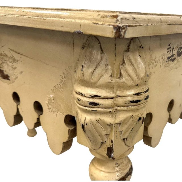 Wood Vintage Shabby Chic Farmhouse Server or Sideboard For Sale - Image 7 of 11