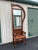 Antique Edwardian American Tiger Oak Mirrored Hall Tree Seat With Carved Motifs For Sale - Image 10 of 12