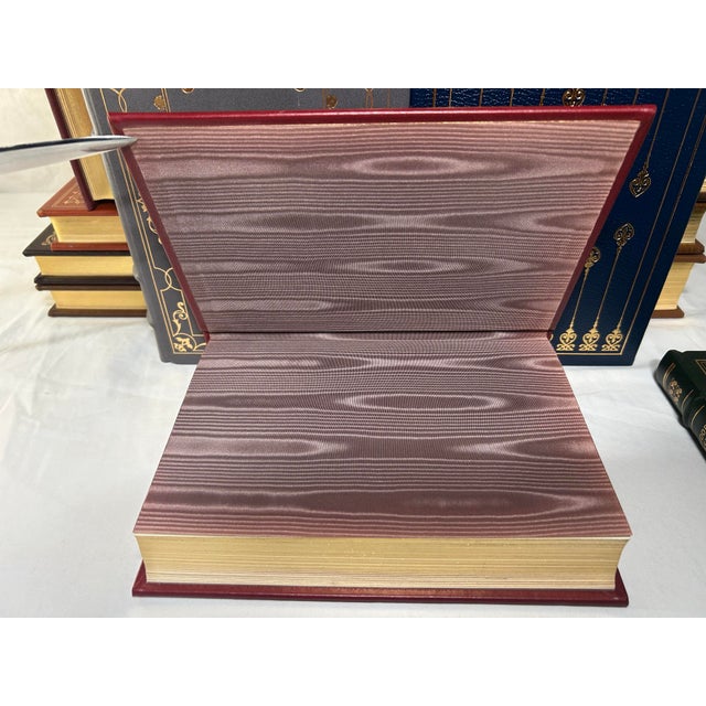 1970s Vintage Franklin Library Collection Limited Edition Leather Books - Set of 18 Books For Sale - Image 4 of 12