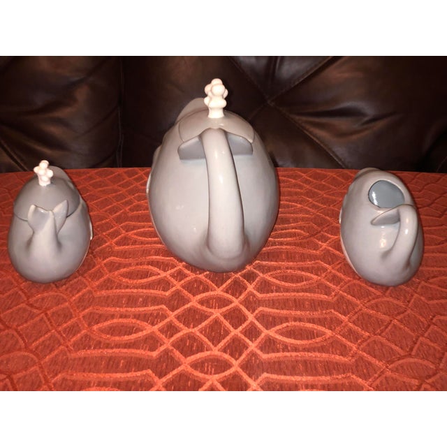 Vintage Ceramic Coastal Whale Tea Set - 3 Pieces For Sale In New York - Image 6 of 8