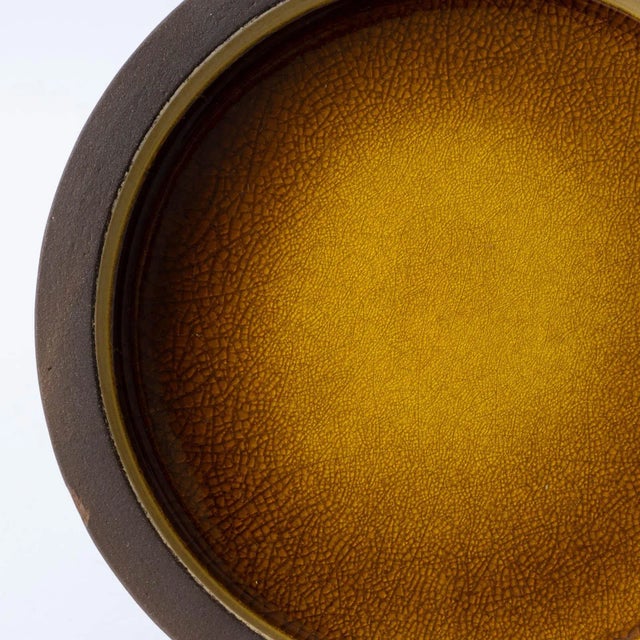 Danish Fritte Glaze Bowl by Richard Manz for Knabstrup, 1960s For Sale - Image 4 of 7