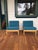 This is a great pair of DUX chairs designed by Folke Ohlsson. They are is excellent restored condition. The wooden frames...