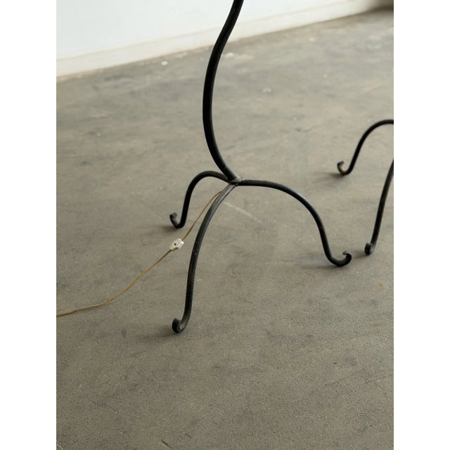 1990s The Wrought Sinuous Floor Lamps - (Sold Separately) - a Pair For Sale - Image 13 of 14