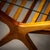 Wood 1950s Mid-Century Italian Side Table with Glass Top and Magazine Rack For Sale - Image 7 of 13