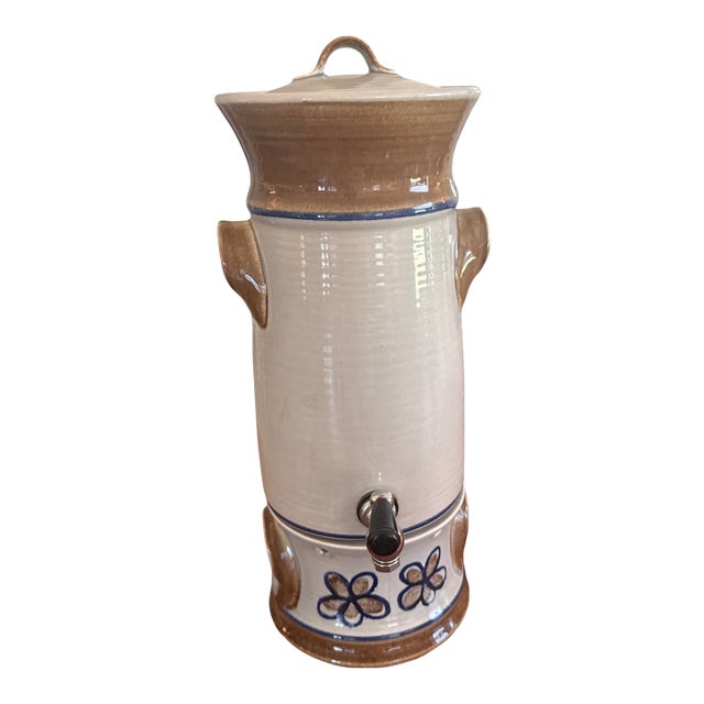 1970s Metlox Poppytrail Bandero Beverage Dispenser and Warming Base For Sale