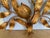 Hollywood Regency Gold-Colored Floral Brass Wall Lamp by Hans Kögl, 1960s For Sale - Image 9 of 14