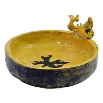 Bowl Sculpture by Sirio Pellegrini, 1960s For Sale
