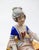 Green Hand-Painted Porcelain Figurine Group of Italian Rococo Courtship Scene in the 18th-Century from Gräfenthal, Germany, 1960s For Sale - Image 8 of 18