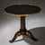 Black Restauration Guéridon with Black Stone Top, France, 1830 For Sale - Image 8 of 8