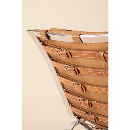 Brown Ari Easy Chairs in Cognac Brown Leather by Arne Norell, Sweden, 1960s, Set of 2 For Sale - Image 8 of 10