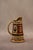 Ceramic Polychrome and Gilt Glazed Earthenware Ewer, 1890s For Sale - Image 7 of 12
