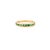 14k Yellow Gold Channel Set Square Emerald Band Ring Size 5 Gifts for the Hostess For Sale - Image 4 of 14