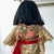 Mid 20th Century Traditional Japanese Ichimatsu Ningyo Doll Standing Ornate Floral Kimono 18.5”h For Sale In Philadelphia - Image 6 of 12
