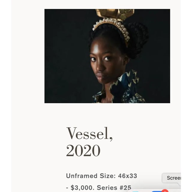 This is an original print and custom framed, dimensions are 43" x 36" before framing. A product of dual heritage, Tamary...